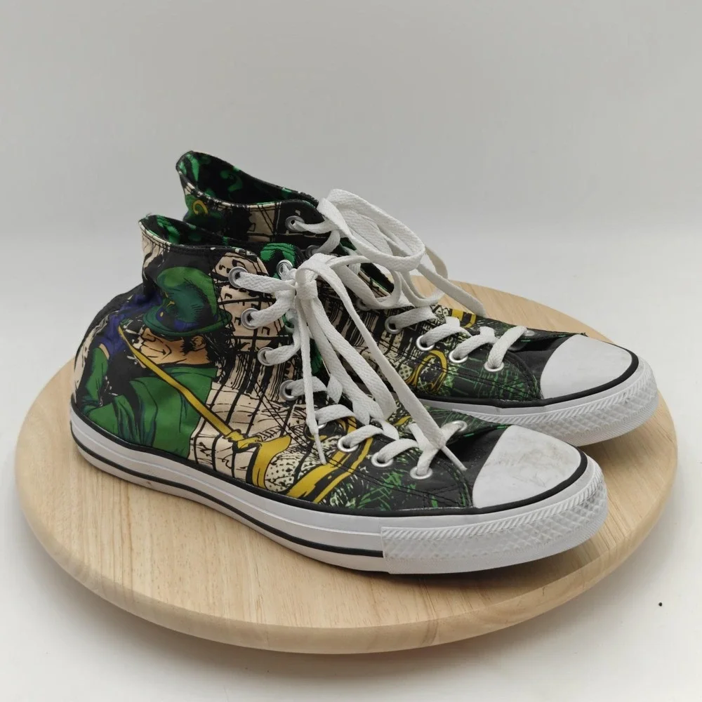 Converse Chuck Taylor All Star Shoes Mens Size 10 Comic Riddler High Top 148914C